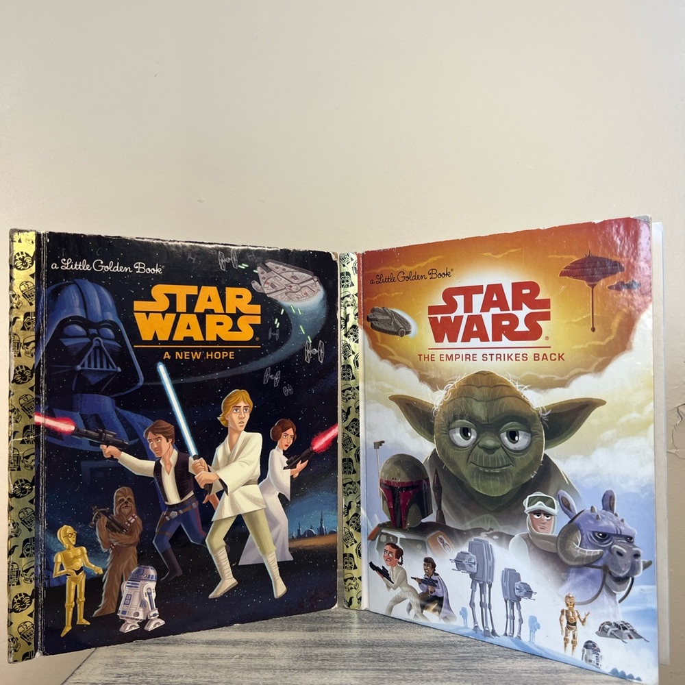 A New Hope and The Empire Strikes Back (Star Wars) Book